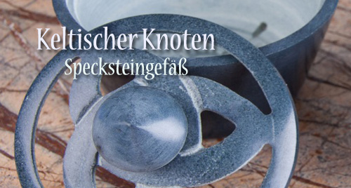 Keltischer Knoten Specksteingefaess