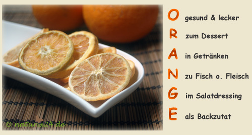 Orangenscheiben von Naturix24