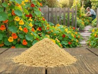 Kapuzinerkressesamen gemahlen