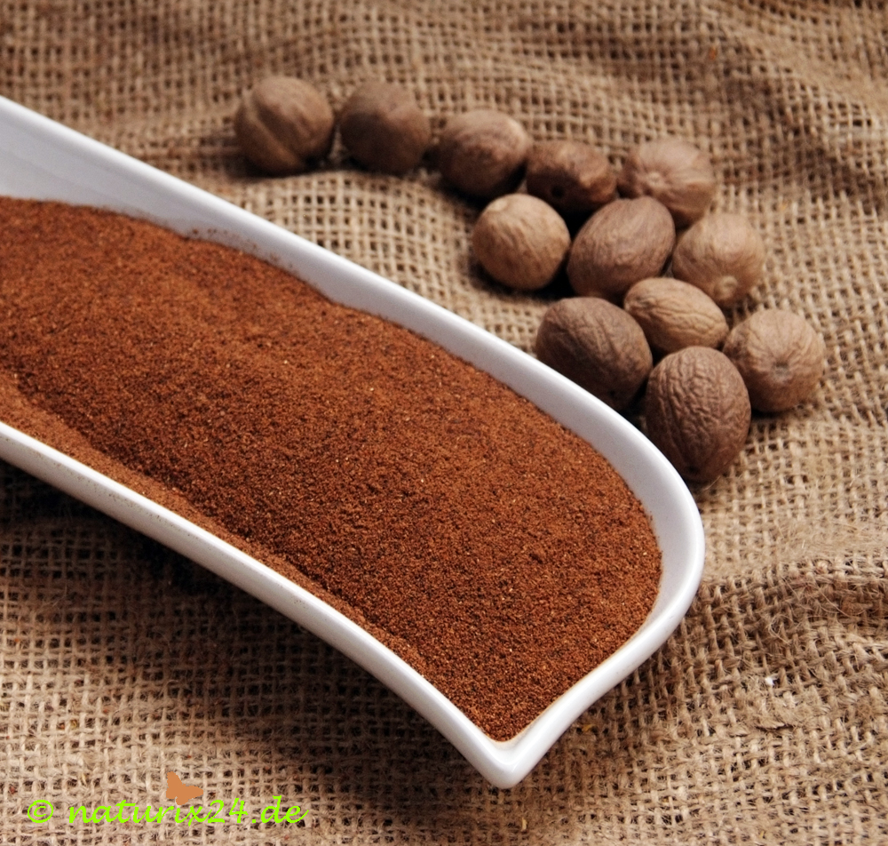 Muskatnusspulver | Naturix24 - Produkte der Natur