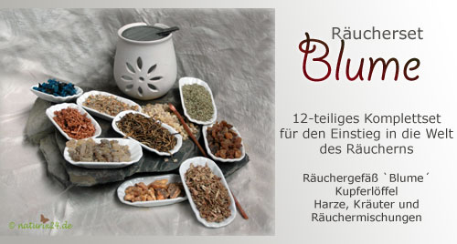 Raeucherset Blume