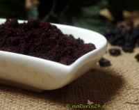 Johannisbeerpulver, Johannisbeeren schwarz gemahlen Johannisbeerpulver, Johannisbeeren schwarz gemahlen