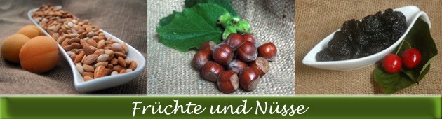 Früchte und Nüsse