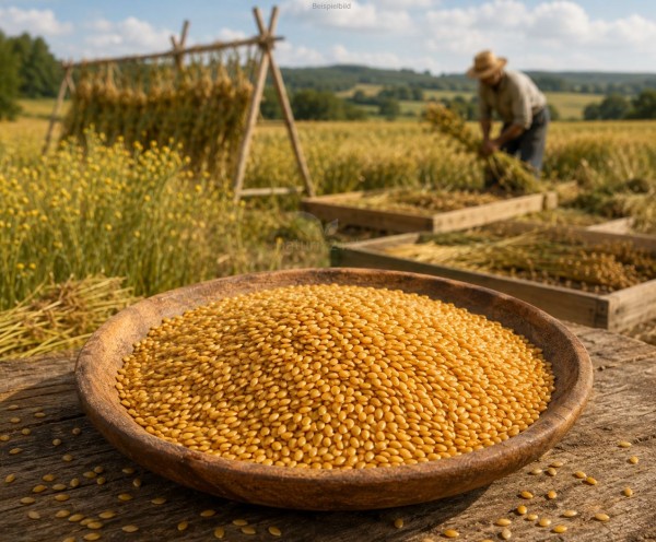 Goldleinsamen, Leinsamen gelb ganz