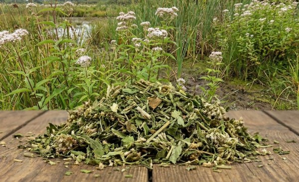 Wasserdostkraut geschnitten