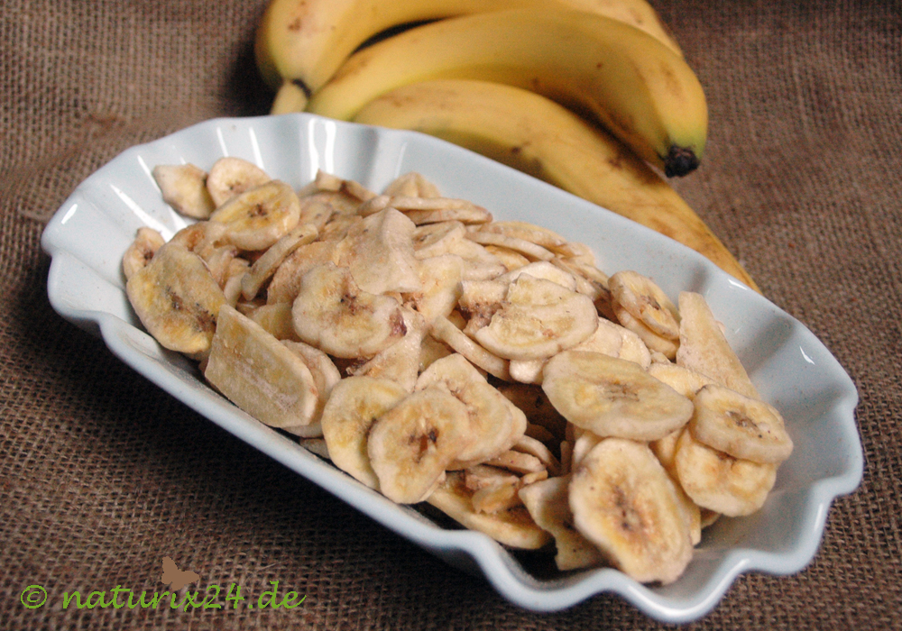 Bananenchips gesüßt mit Honig | Naturix24 - Produkte der Natur