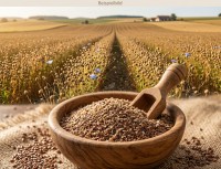 Leinsamen geschrotet