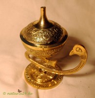 Messing-Räuchergefäß Schwan Messing-Räuchergefäß Schwan