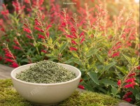 Ananassalbei geschnitten