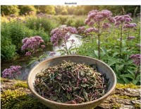 Wasserhanfkraut rot geschnitten