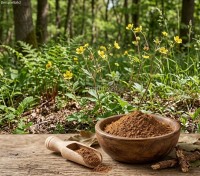 Nelkenwurzwurzel gemahlen