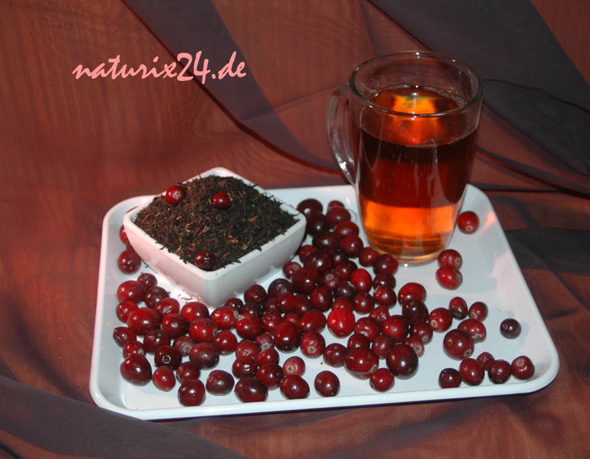 Schwarzer Tee Cranberry | Naturix24 - Produkte der Natur
