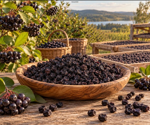 Apfelbeeren, Aroniafrüchte ganz