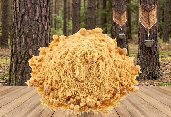 Colophonium gemahlen