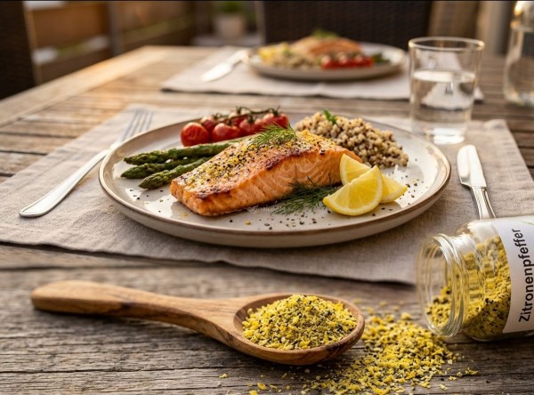 Zitronenpfeffer gemahlen